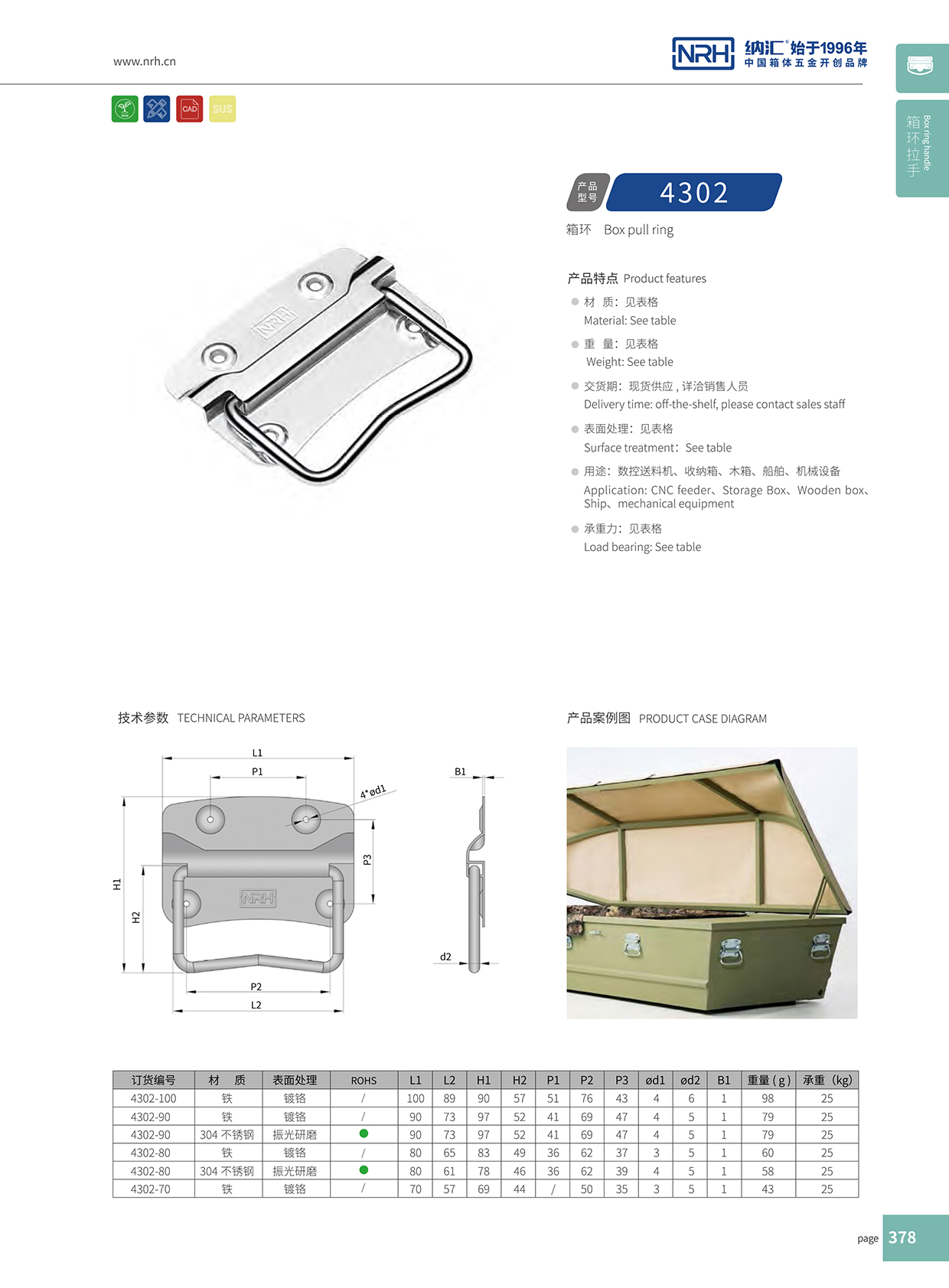 草莓污视频/NRH 箱環草莓视频深夜释放 不鏽鋼 4302-90